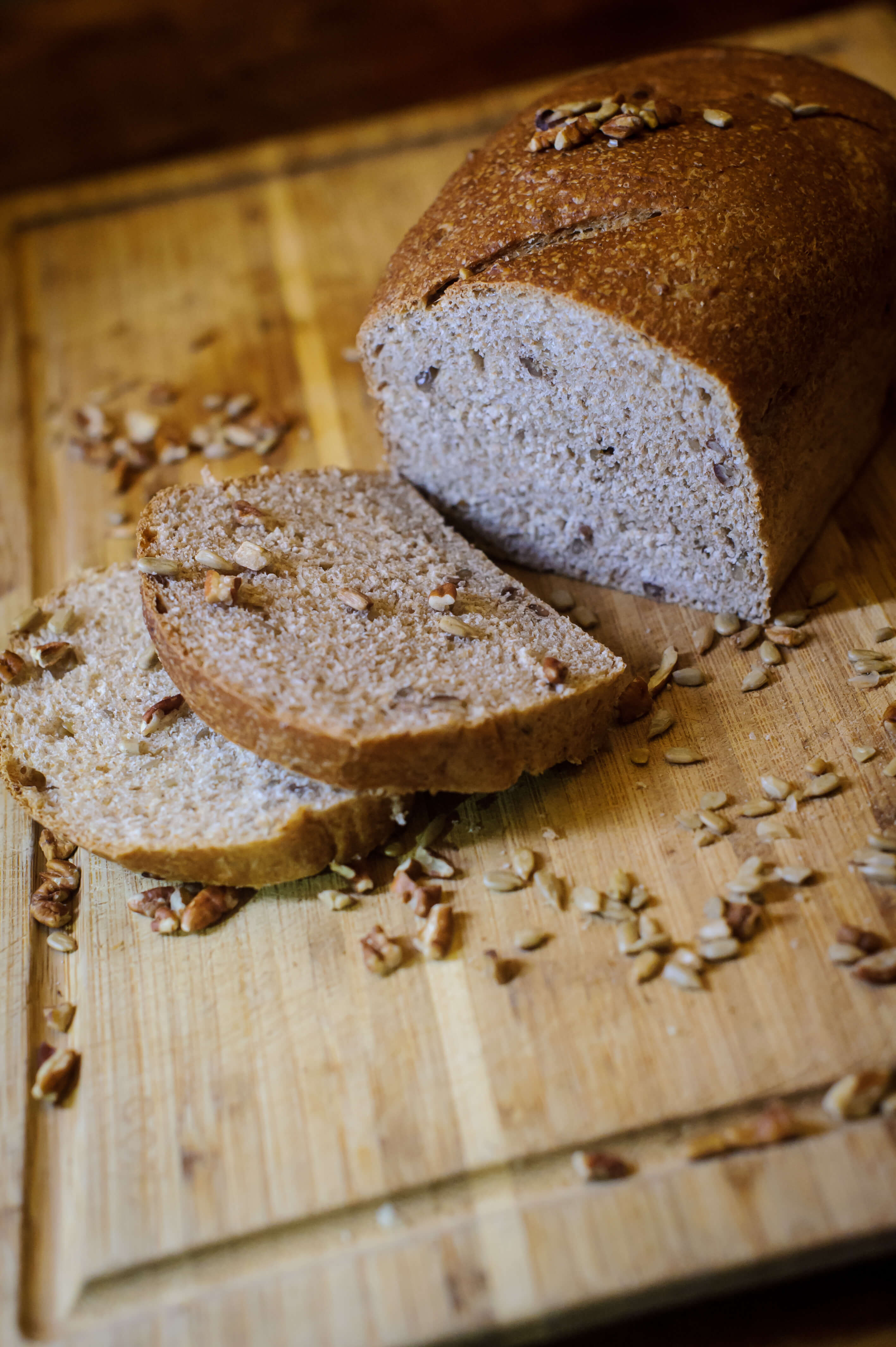 whole wheat nut bread